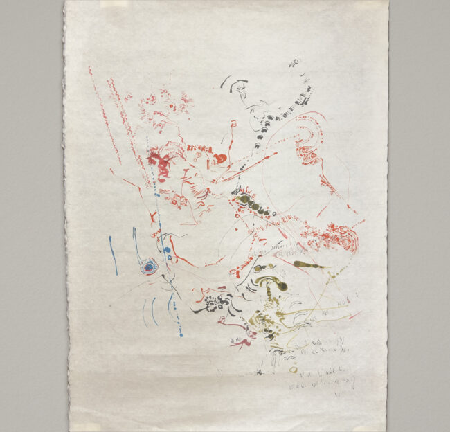 ~The form was inspired by the combination of branches, ink and a bamboo skewer~